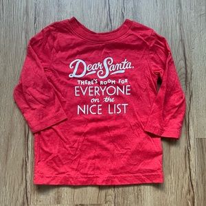 Cat & Jack Kids Christmas Shirt